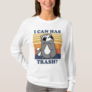 Niedlicher Raccoon, ich kann die lustige Meme abmü T-Shirt