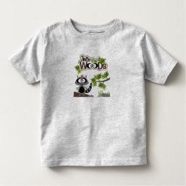 Niedlicher Racoon im T - Shirt Woods Kleinkind