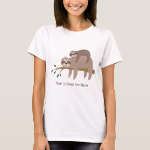 Niedlicher Rand für benutzerdefinierten Text T-Shirt