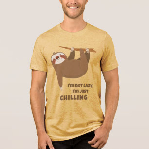 Niedlicher Rand für benutzerdefinierten Text Tri-Blend Shirt