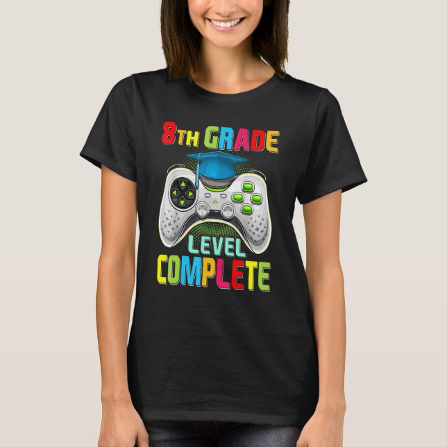 Niedlicher Rang 8: Vollständiger Abschluss T-Shirt (Vorderseite)