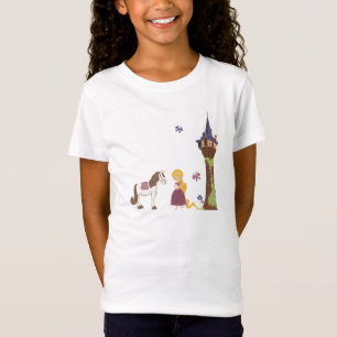 Niedlicher rapunzel Turm und der T - Shirt des