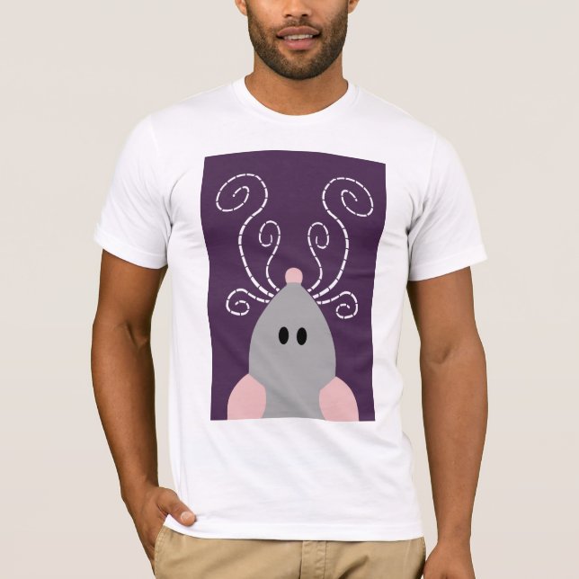 Niedlicher Ratten-oder MäuseT - Shirt (Vorderseite)