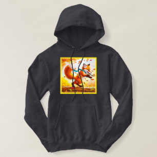 Niedlicher Red Fox in Herbstsaison Malerei. Jetzt  Hoodie