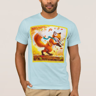 Niedlicher Red Fox in Herbstsaison Malerei. Jetzt  T-Shirt