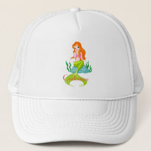 Niedlicher RedkopfMermaid Thunder_Cove Truckerkappe