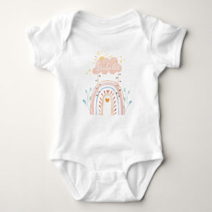 Niedlicher Regenbogen Baby Strampler
