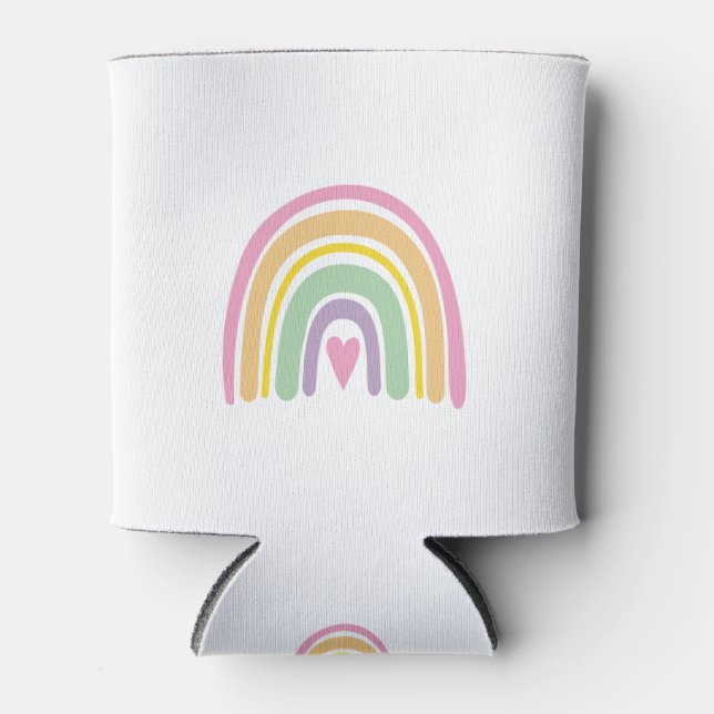 niedlicher Regenbogen Dosenkühler (Vorderseite)