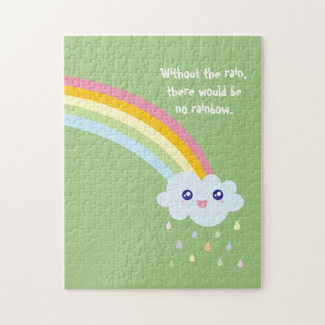 Niedlicher Regenbogen Inspiration und Motivierend  (Vertikal)
