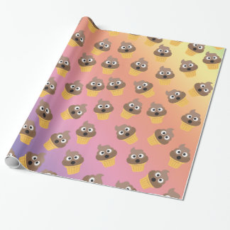 Niedlicher Regenbogen Kacke Emoji Ice Cream Cone M Geschenkpapier
