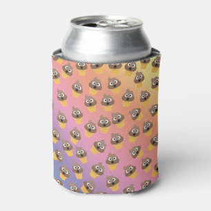 Niedlicher Regenbogen kacken Emoji Dosenkühler