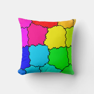 NIEDLICHER Regenbogen Kissen