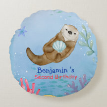 Niedlicher Regenbogen Otter Scallops Geburtstagspa