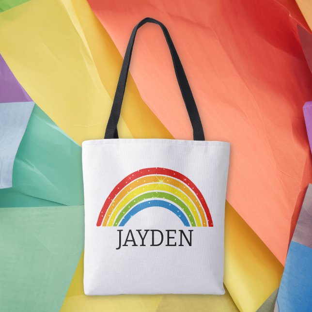 Niedlicher Regenbogen Personalisiert Tasche (Von Creator hochgeladen)