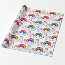 Niedlicher Regenbogen und Unicorn