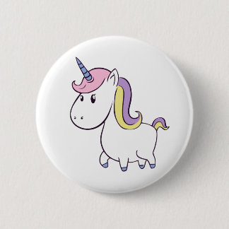 Niedlicher Regenbogen Unicornknopf für Kinder Button