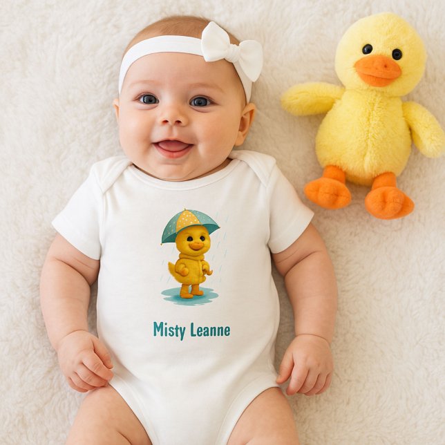Niedlicher Regentag Baby Strampler (Cute Duck for Kids One Piece Outfir)