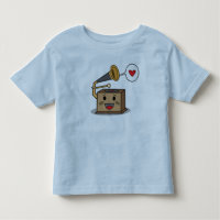 Niedlicher Rekordspieler - der T - Shirt des