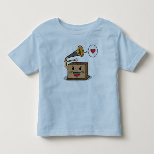 Niedlicher Rekordspieler - der T - Shirt des