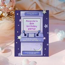 Niedlicher Retro Arcade Game Kindergeburtstag