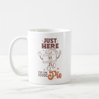 Niedlicher Retro-Fall Inspiriert "Just here for th Kaffeetasse
