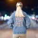 Niedlicher Retro-Script-Junggeselinnen-Abschied Jeansjacke (Your bridesmaids & besties will love to be part of the bride squad bringing the party to your bach)
