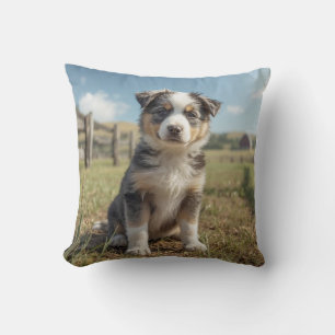 Niedlicher Rinderhund Kissen