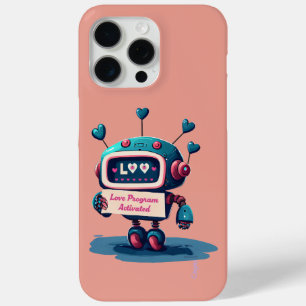 Niedlicher Roboter mit aktivierter Liebe-iPhone-Fa Case-Mate iPhone Hülle