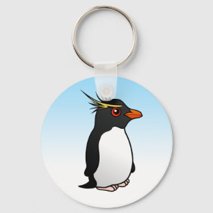 Niedlicher Rockhopper Penguin Schlüsselanhänger