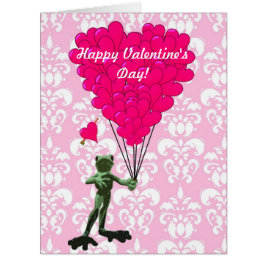 Niedlicher romantischer Frosch-Valentinstag