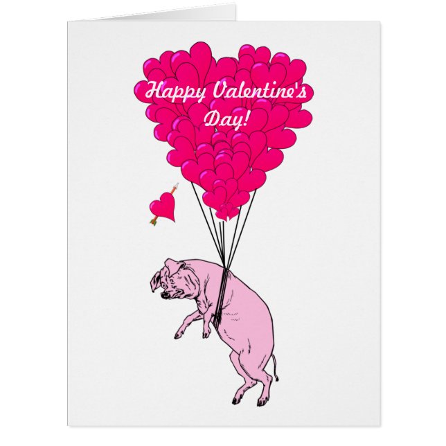 Niedlicher romantischer Valentinstag (Vorderseite)