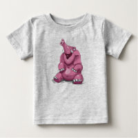 Niedlicher rosa Elefant