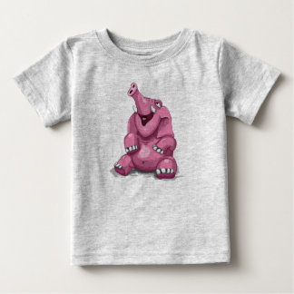Niedlicher rosa Elefant Baby T-shirt