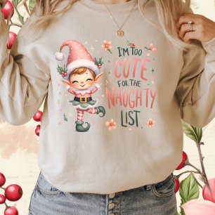 Niedlicher rosa Elf Ich bin zu Niedlich für die sc T-Shirt