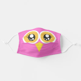 Niedlicher Rosa-Eule-Spaß Mund-Nasen-Maske Aus Stoff