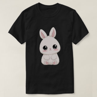 Niedlicher rosa Osterhase T-Shirt
