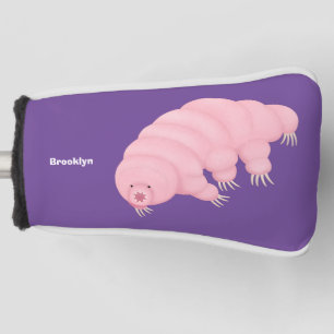Niedlicher rosafarbener kardialer Cartoon Golf Headcover