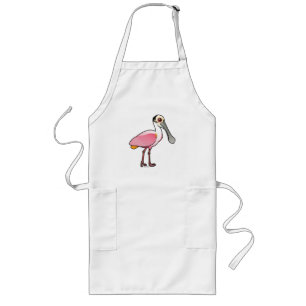 Niedlicher Roseate Spoonbill T - Shirt Lange Schürze