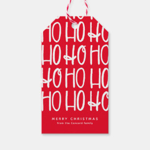 Niedlicher, roter Hauch von Weihnachten Geschenkanhänger
