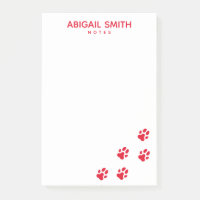 Niedlicher Roter Hund-Paw-Ausdruck - Personalisier