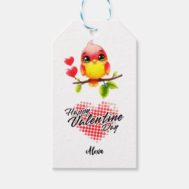 niedlicher Rothardtag Geschenkanhänger (Vorderseite)