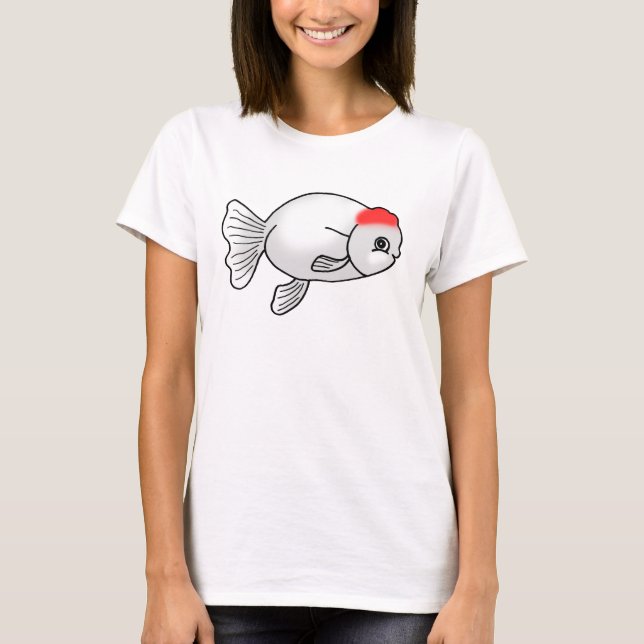 Niedlicher Rotkopfranchu Goldfish Funny Extravagan T-Shirt (Vorderseite)