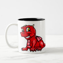 Niedlicher Rotschwanz-Drache