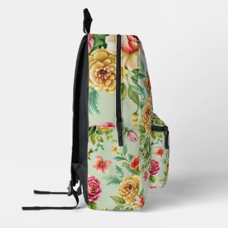 Niedlicher Rucksack, Blume-Rucksack Bedruckter Rucksack