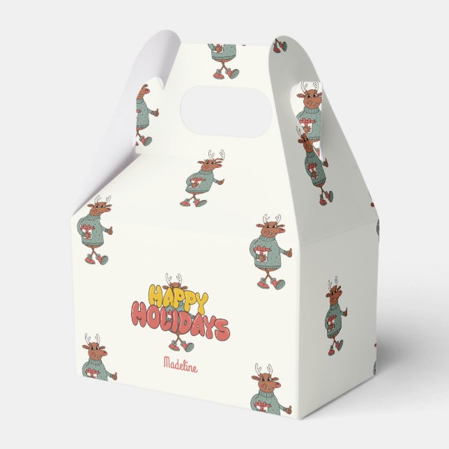 Niedlicher Rudolf Geschenkschachtel (Vorderseite)