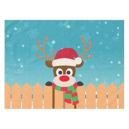 Niedlicher Rudolph The Red Nose Rentier | Tableclo Tischdecke