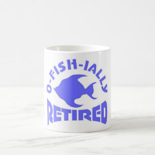 niedlicher Ruhestand eines Fischers Kaffeetasse