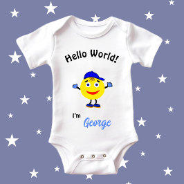 Niedlicher Rundkörper Baby Strampler