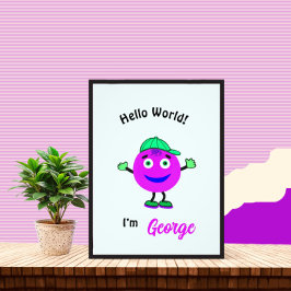 Niedlicher Rundkörper Fotodruck