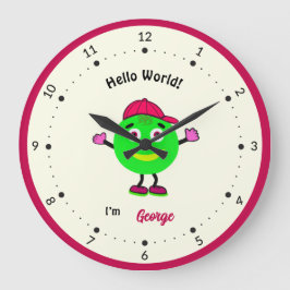 Niedlicher Rundkörper Große Wanduhr